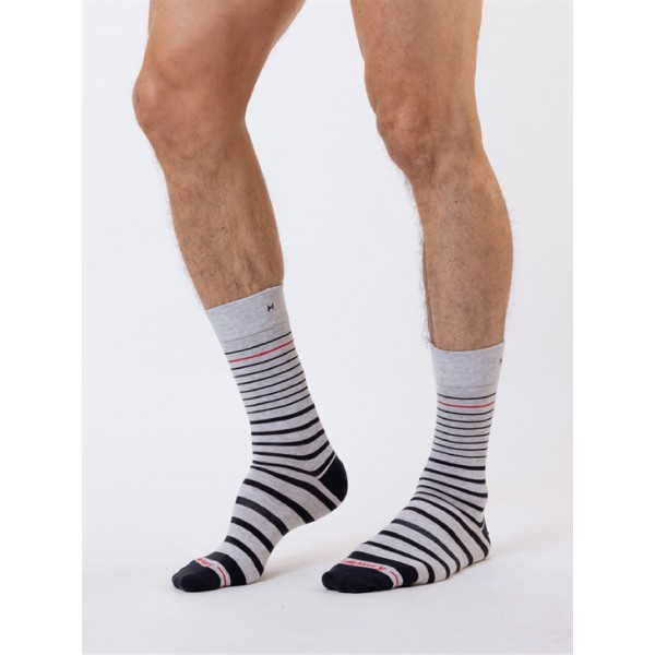 Chaussette lignée claire nouvelle collection Loïc Henry