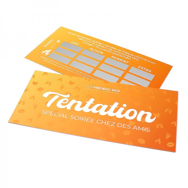 Carte Tentation – Spécial Soirée entre Amis