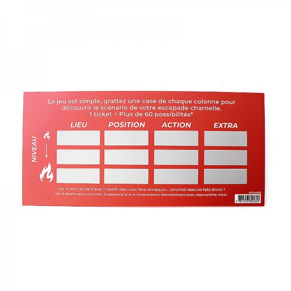 Carte à gratter Tentation - Spécial Lieu Insolite