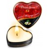 Mini bougie de massage fruits exotiques boîte coeur 35ml
