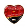 Mini bougie de massage noix de coco boîte coeur 35ml