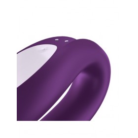 Stimulateur pour couple connecté violet Double JOY