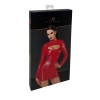 Noir Handemade F367 Bombshell Robe Moulante ouverte Red