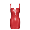 F364 BOMBSHELL mini robe lacée red