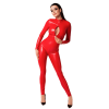 Noir Handemade F353 Combinaison Orgia Rouge