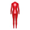 Combinaison Rouge F353  ORGIA  - Noir Handmade