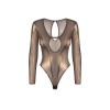 Body manches longues reflet doré SORANNA -Obsessive
