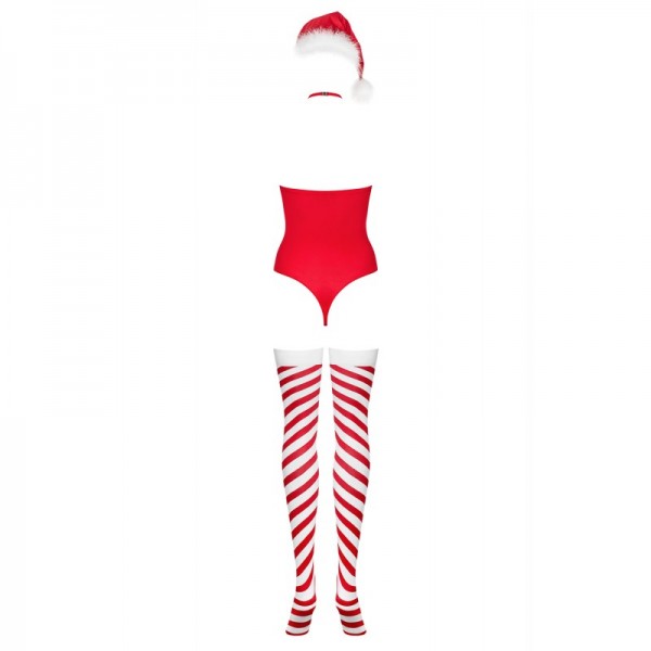 Kissmas costume Mère Noel Body - Rouge