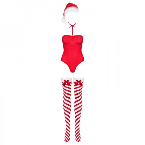 Kissmas costume Mère Noel Body - Rouge