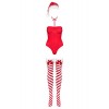 Kissmas costume Mère Noel Body - Rouge