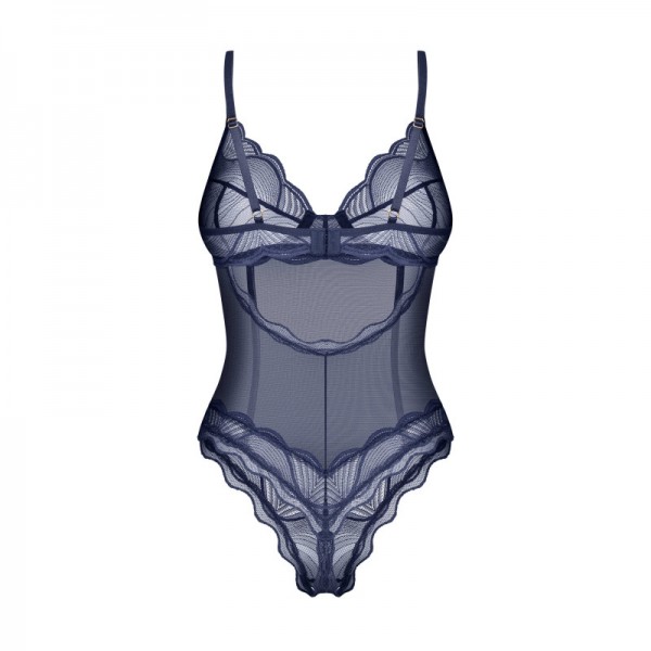Body ouvert NIGHTLY blue - Madonna Lingerie
