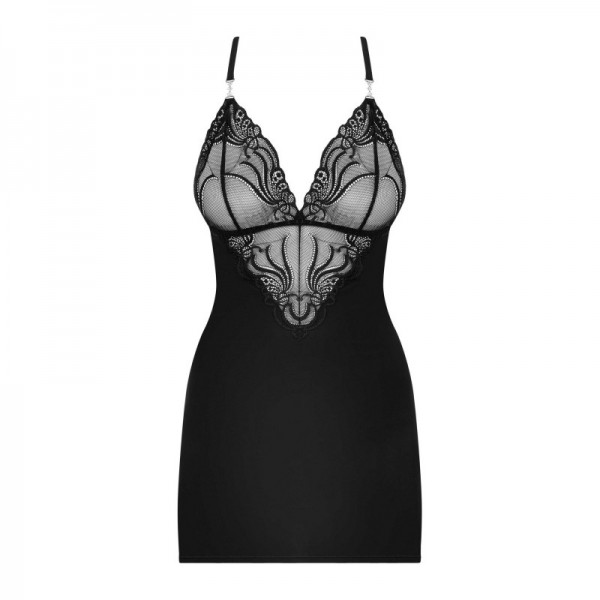 Nuisette glamour noire Obsessive