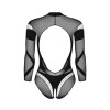 Body noir manches longues B135  - Obsessive