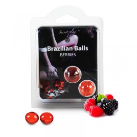 lot de 5 Duo Brazilian Balls FRUIT DES BOIS 3385-5
