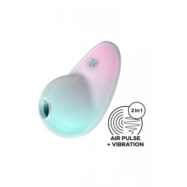 Stimulateur clitoridien  vert & rose par onde de pression
