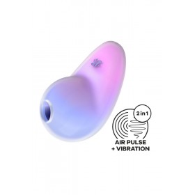 Stimulateur clitoridien  bleu & rose par onde de pression