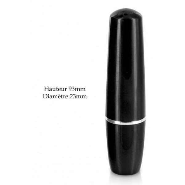 Stimulateur étui  noir rouge à lèvres de poche USB