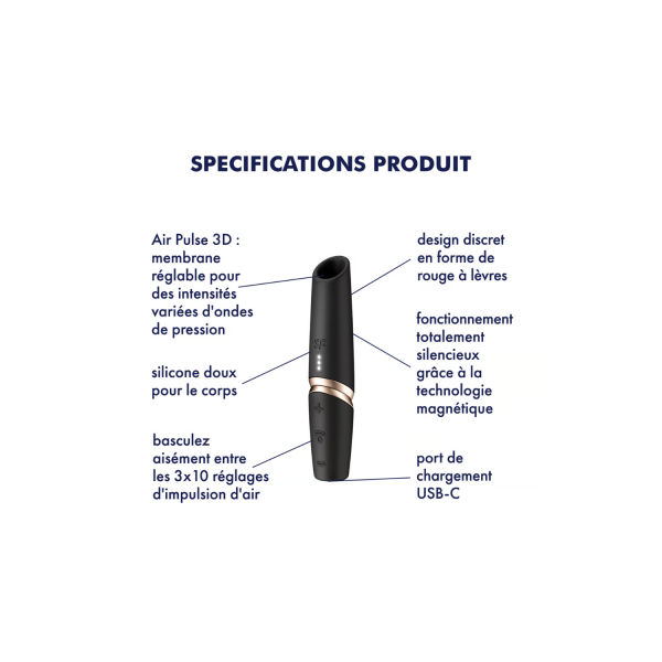 Stimulateur clitoridien de voyage Perfect Kiss