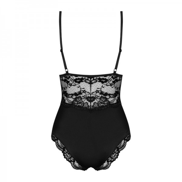 Body / Teddy 810 noir dentelle raffinée - Obsessive