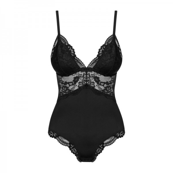 Body / Teddy 810 noir dentelle raffinée - Obsessive
