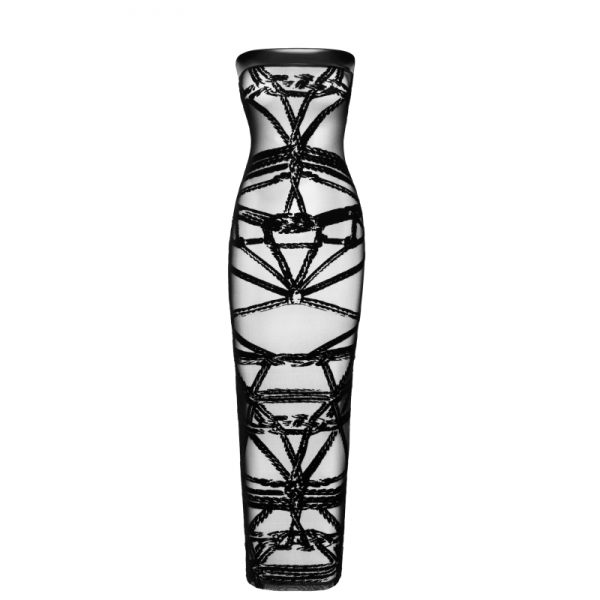 Robe longue Bondesque OPERA F358 épaule décolletée - Madonna Lingerie