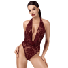 Body Kink Royal F386 bordeaux  -Noir Handmade