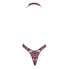 Body Kink Royal F386 bordeaux  -Noir Handmade