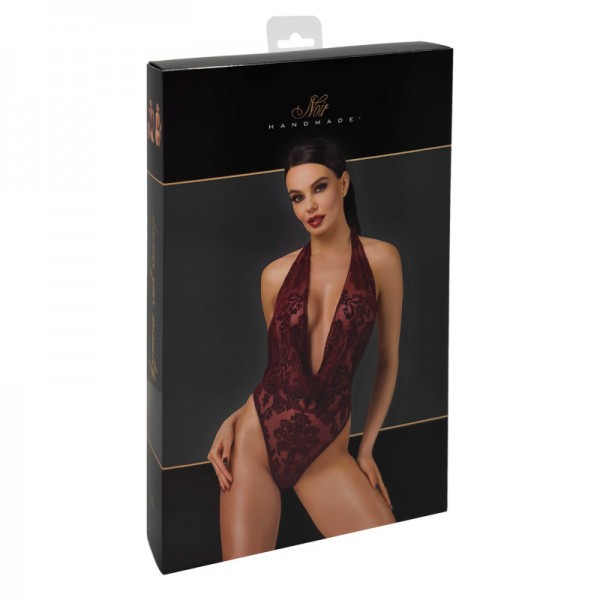 Body Kink Royal F386 bordeaux  -Noir Handmade