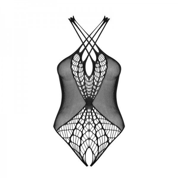 Body-Teddy ouvert  noir B118