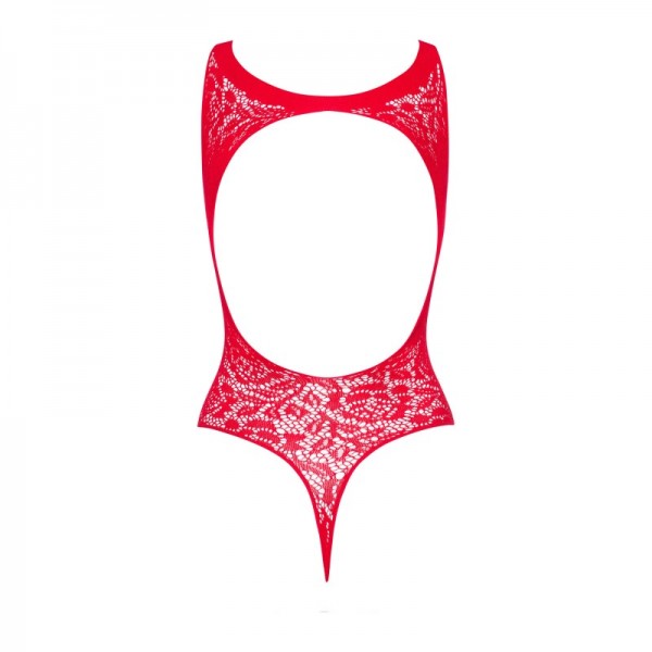 Body-Teddy ouvert - rouge B120