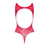 B120 Body-Teddy ouvert - rouge