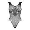 B134 Body / Teddy noir sexy en  maille