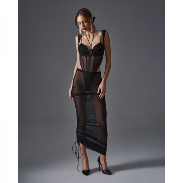 Body SIBILIE noir  -  Madonna Lingerie