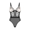 Body noir Vila Blanes – Gamme Luxueuse   - Obsessive                                           -  Madonna Lingerie