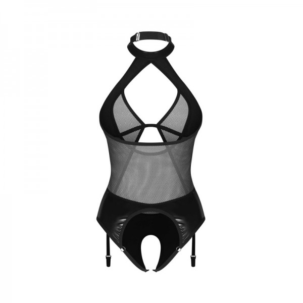 Body Ouvert noir Dominna – Sexy et Audacieux - Obsessive