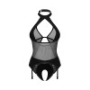Body Ouvert noir Dominna – Sexy et Audacieux - Obsessive