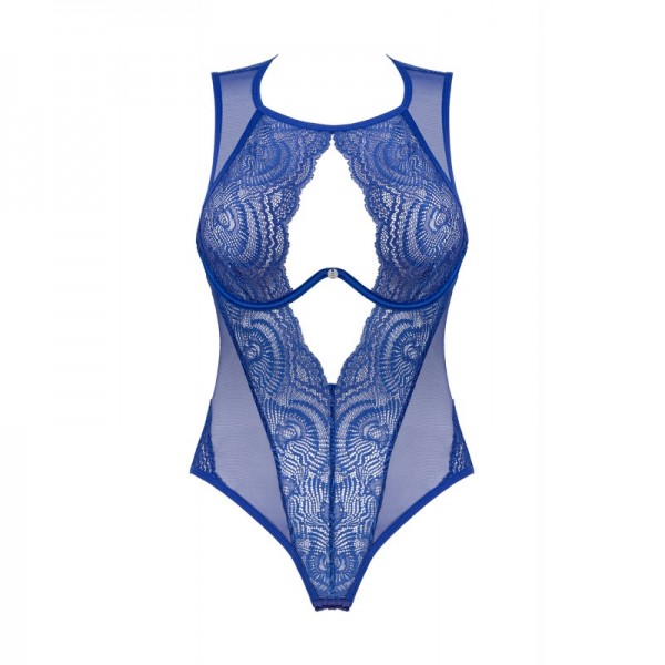 Body/Teddy GISELIA bleu  - Madonna Lingerie