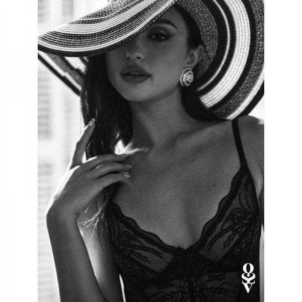 Body ouvert noir PERISIA  - Madonna Lingerie