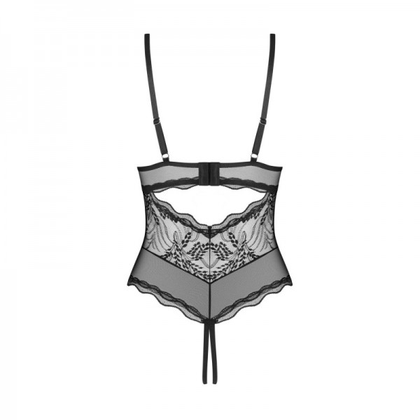 Body ouvert noir PERISIA