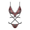 Body MEGIES rouge & noir - Obsessive