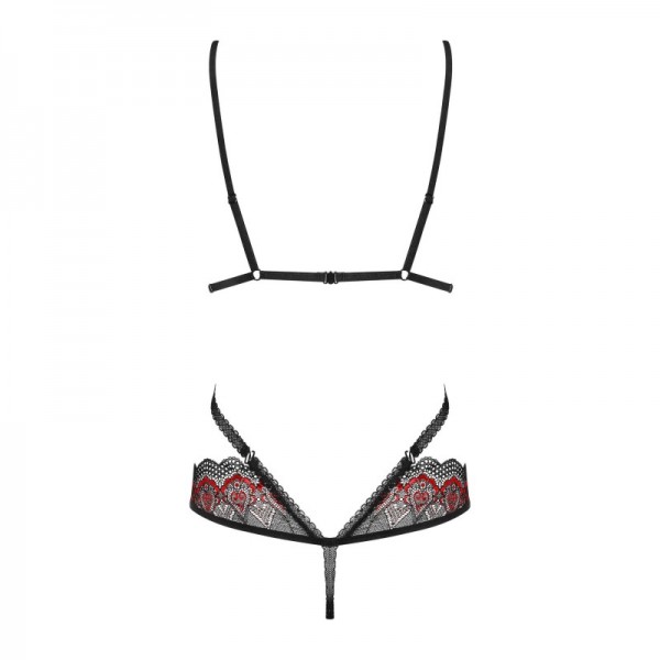 Body MEGIES rouge & noir - Obsessive