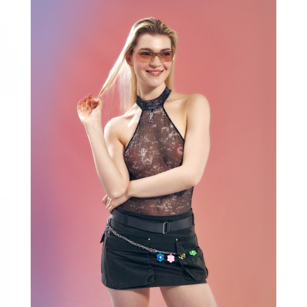 Body CORROSIS noir transparent  - Madonna Lingerie -