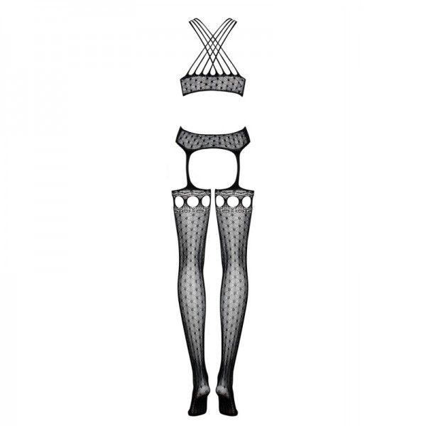 Bodystocking noir G313  -Madonna Lingerie -