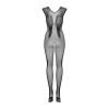 Bodystocking raffiné noir N112