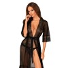 Peignoir ESTIQUA sensuel noir