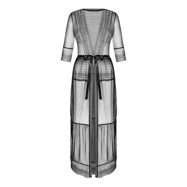 Peignoir ESTIQUA sensuel noir