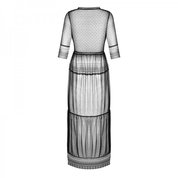 Peignoir ESTIQUA sensuel noir