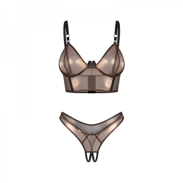 Ensemble 2 pièces top et string ouvert SORANNA