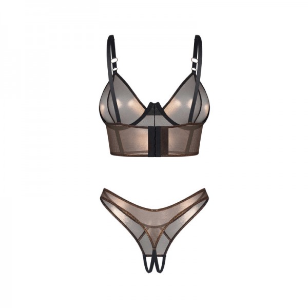 Ensemble 2 pièces top et string ouvert SORANNA