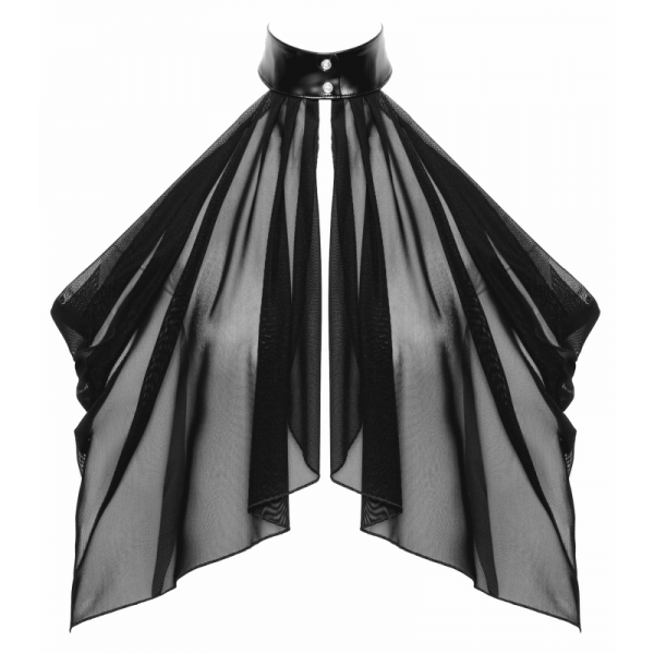 Bolero chic et sensuel F349 OPIUM  - Noir Handmade